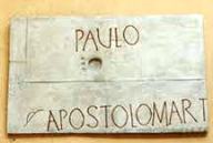 Saint Paul hors les Murs: inscription funéraire du sarcophage