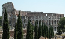 Le Colisée depuis le Palatin avec le Forum et le Palatin la visite classique